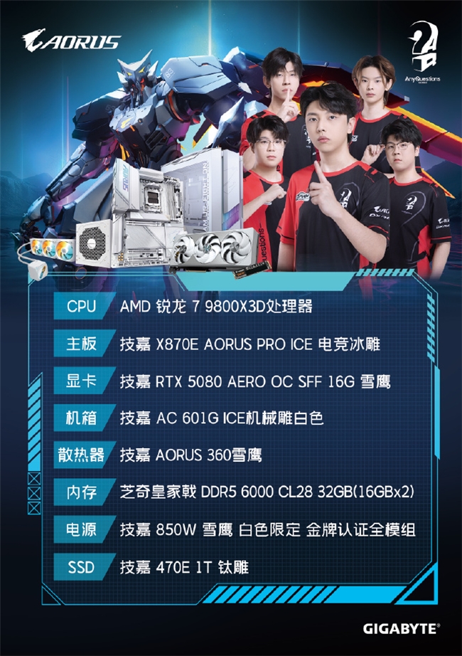 技嘉 AORUS 全明星计划持续发力，定制全家桶主机彰显硬核实力